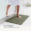 BELADOR Bathroom Rugs Sets 2 Piece - Plush Bath Mat Set Quick-Dry Soft Chenille Bathroom Mat with Rubber Backing, Absorbant Bathroom Rug Set, Washable Bath Rugs for Bathroom - Bath Mats 24x17 + 30x20